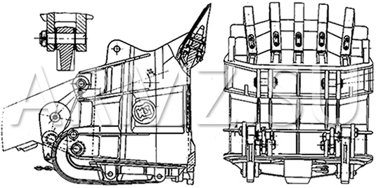 Чертеж ковша ЭКГ-8И